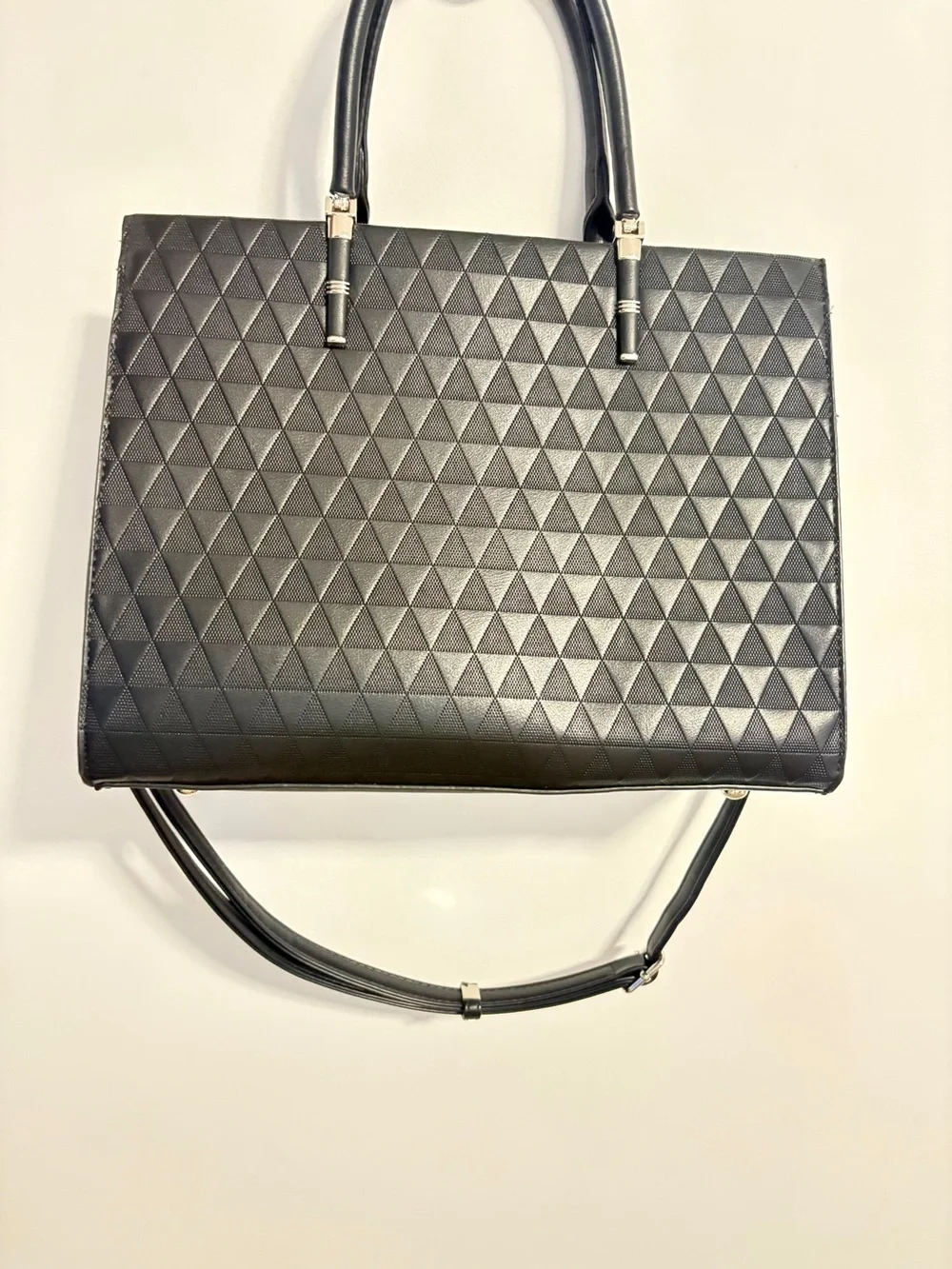 Black Quilted Leather Shoulder Bag